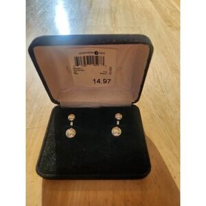 Link Up Belly Button Rings Surgical Steel CZ Navel Rings Body Piercing NWT